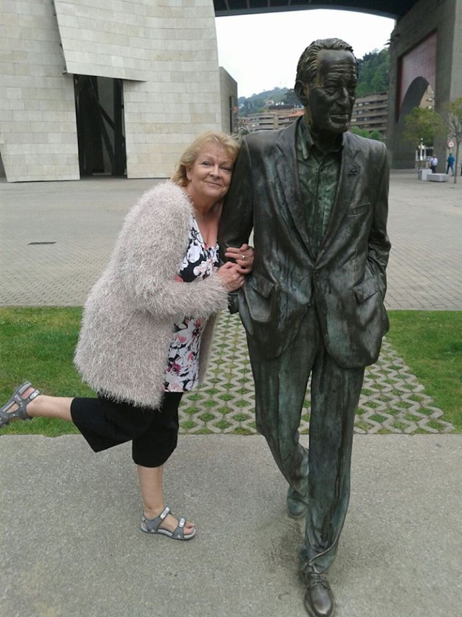My sister found a hard man in Bilbao.