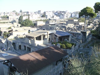 Re-discovered village of Herculaneum