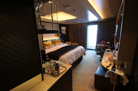 Bedroom in suite 17108 in the Haven.