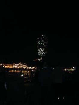 Fireworks over Budapest on St. Stephen