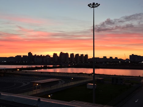 At Petersburg, Russia sunset