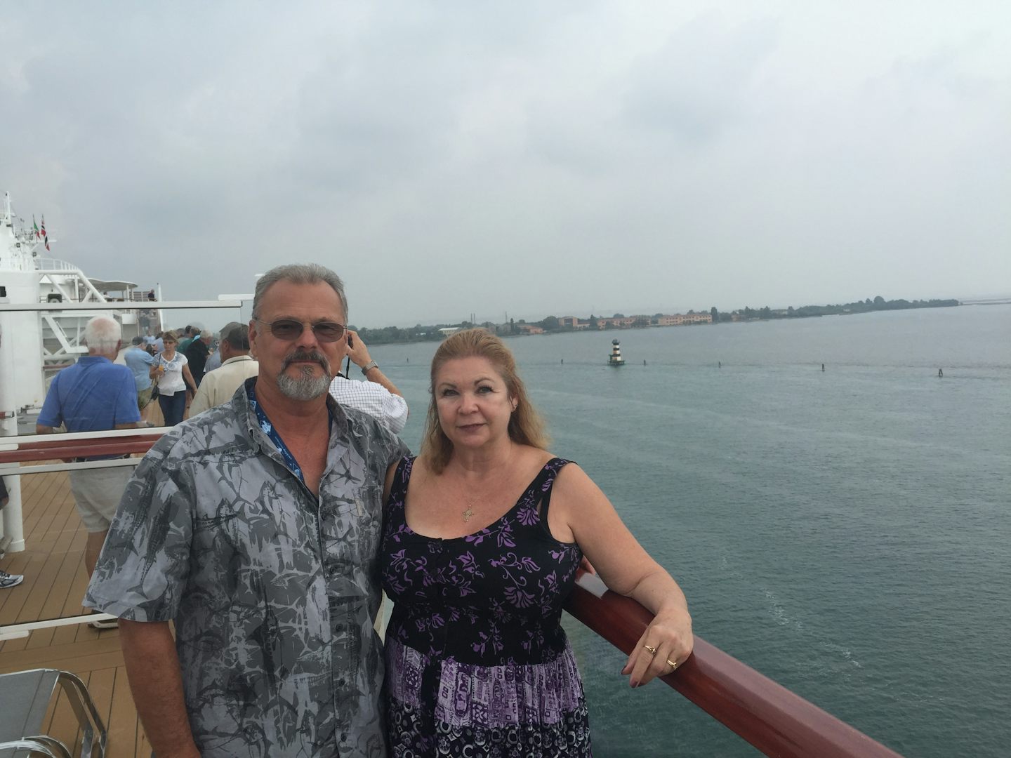 Sailing into Venice!