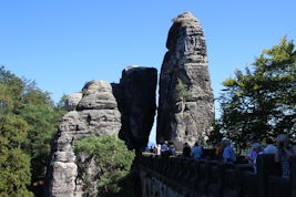 Bastei Rock formation