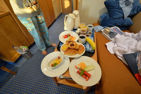 Room service was great