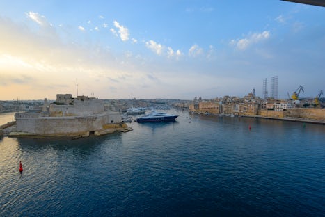 Impressive port in Malta