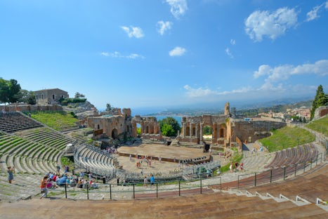 Visit the Greek Theatre at Taormina!