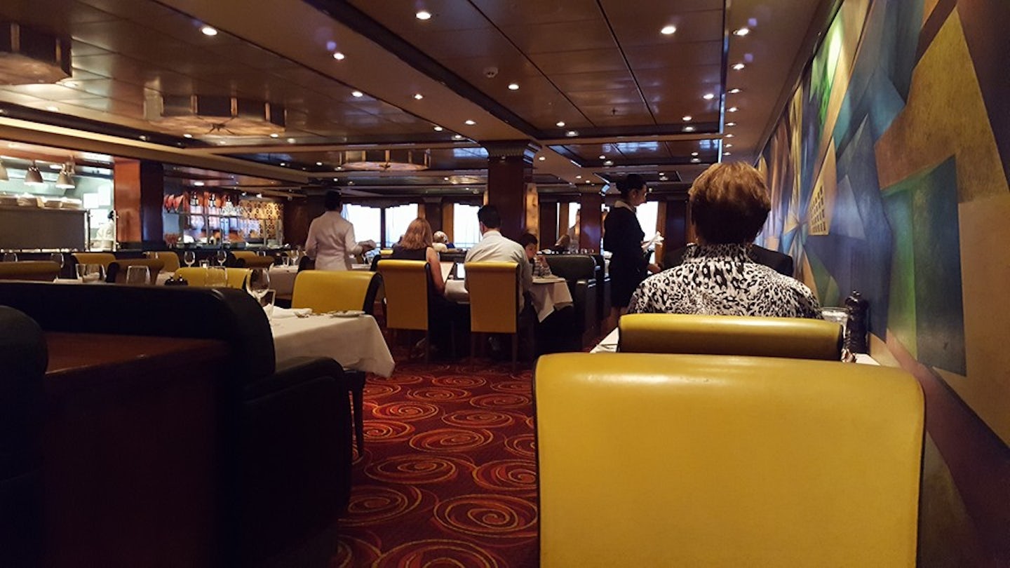 Cagney's. I felt it to be the best restaurant on the ship for service a