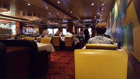 Cagney's. I felt it to be the best restaurant on the ship for service a