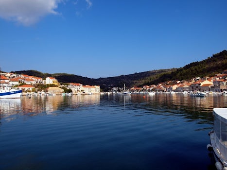This is a photo of a beautiful Bay in Croatia.