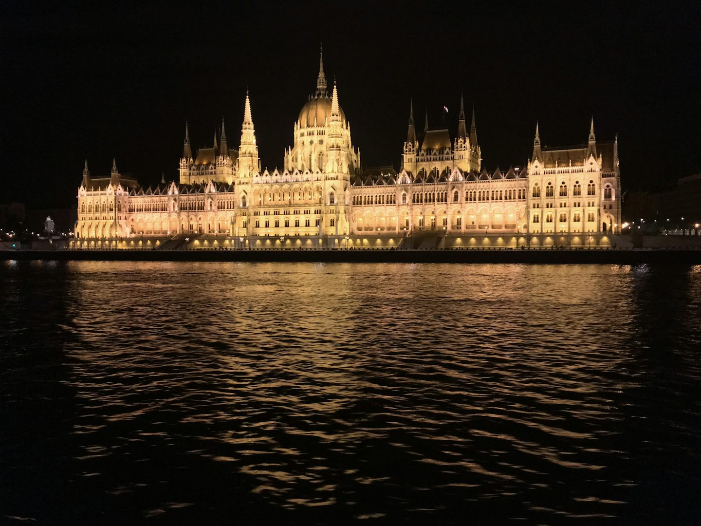 Parliament at night, Budapest