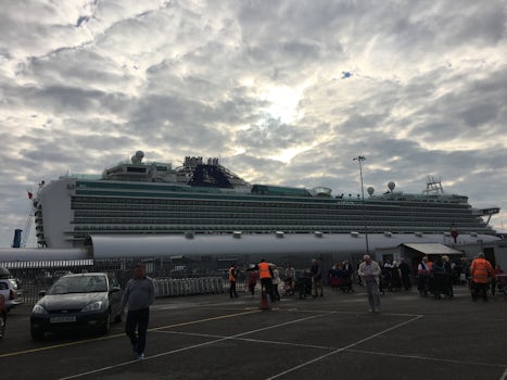 Taken at Southampton when we got of the ship on Friday