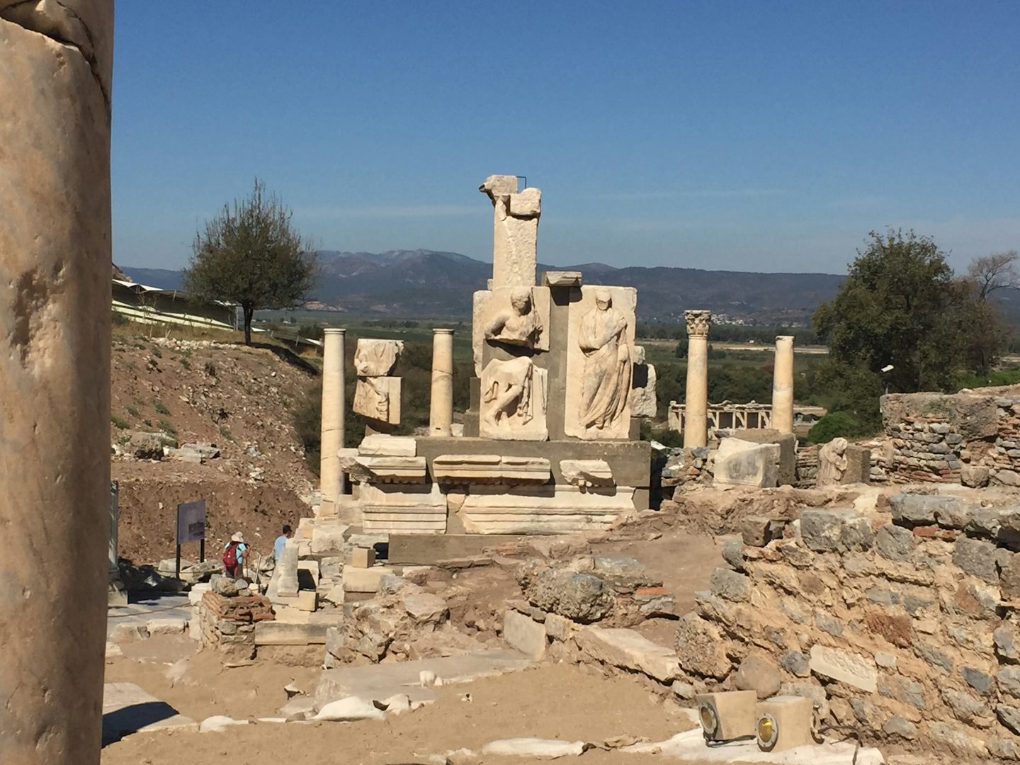Ruins of Ephesus accessed from Kusadasi