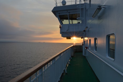 Evening meander on deck
