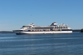 Celebrity Summit in port at Bar Harbour
