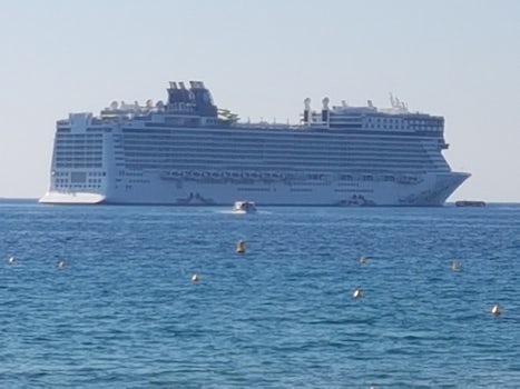 View of Norwegian Epic from Cannes