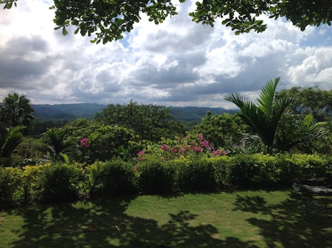 View from Good Hope plantation house, Jamaica