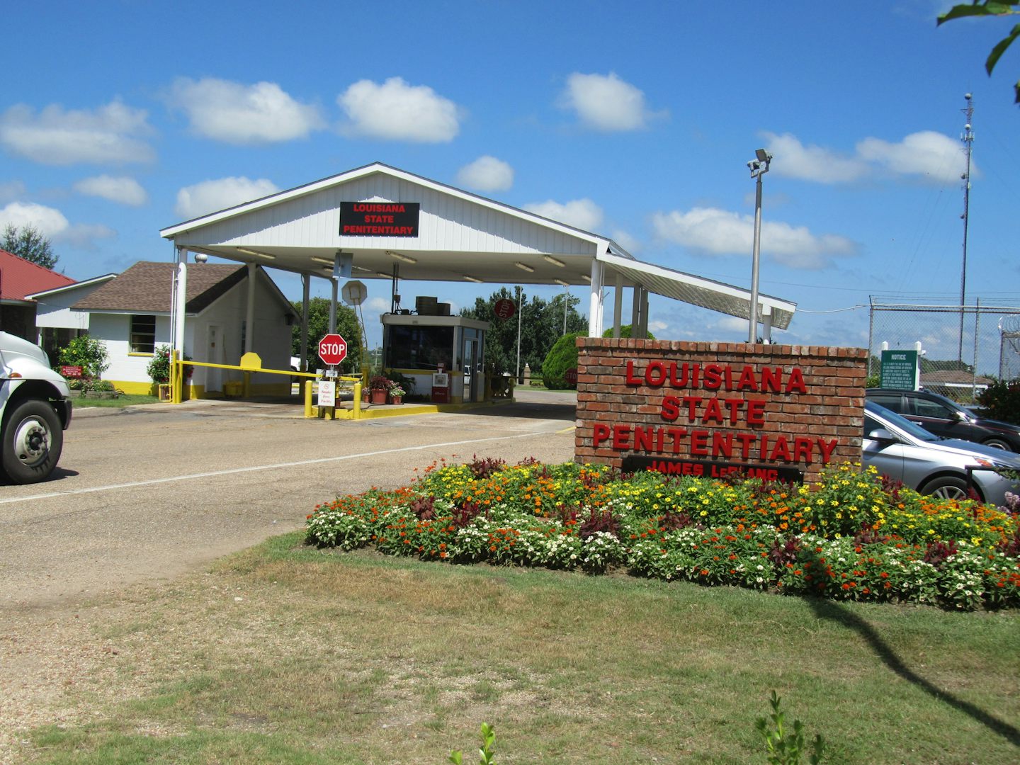 Angola Prison entrance.