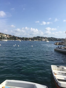The harbour at Villefranche