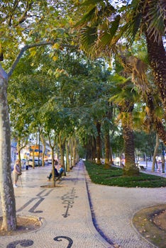 The wonderfully serene Avenida as seen from the Hotel Tivoli in Lisbon.