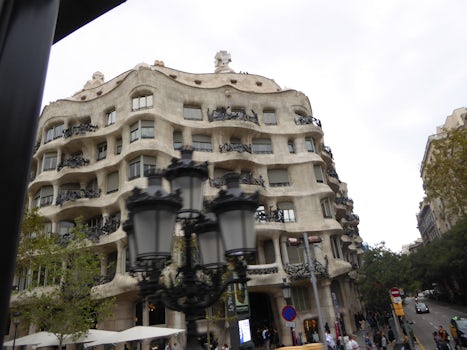 La Pedrera in Barcelona Spain, amazing architecture