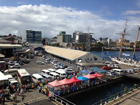 The port of Suva.