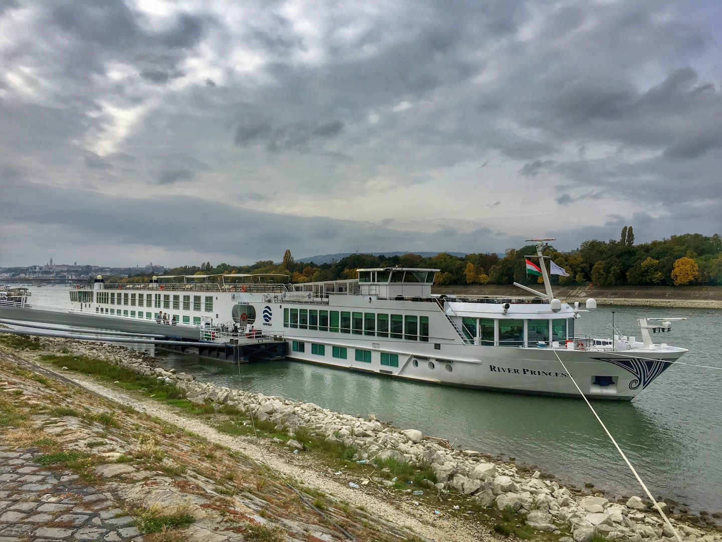 The River Princess - embarkation Budapest