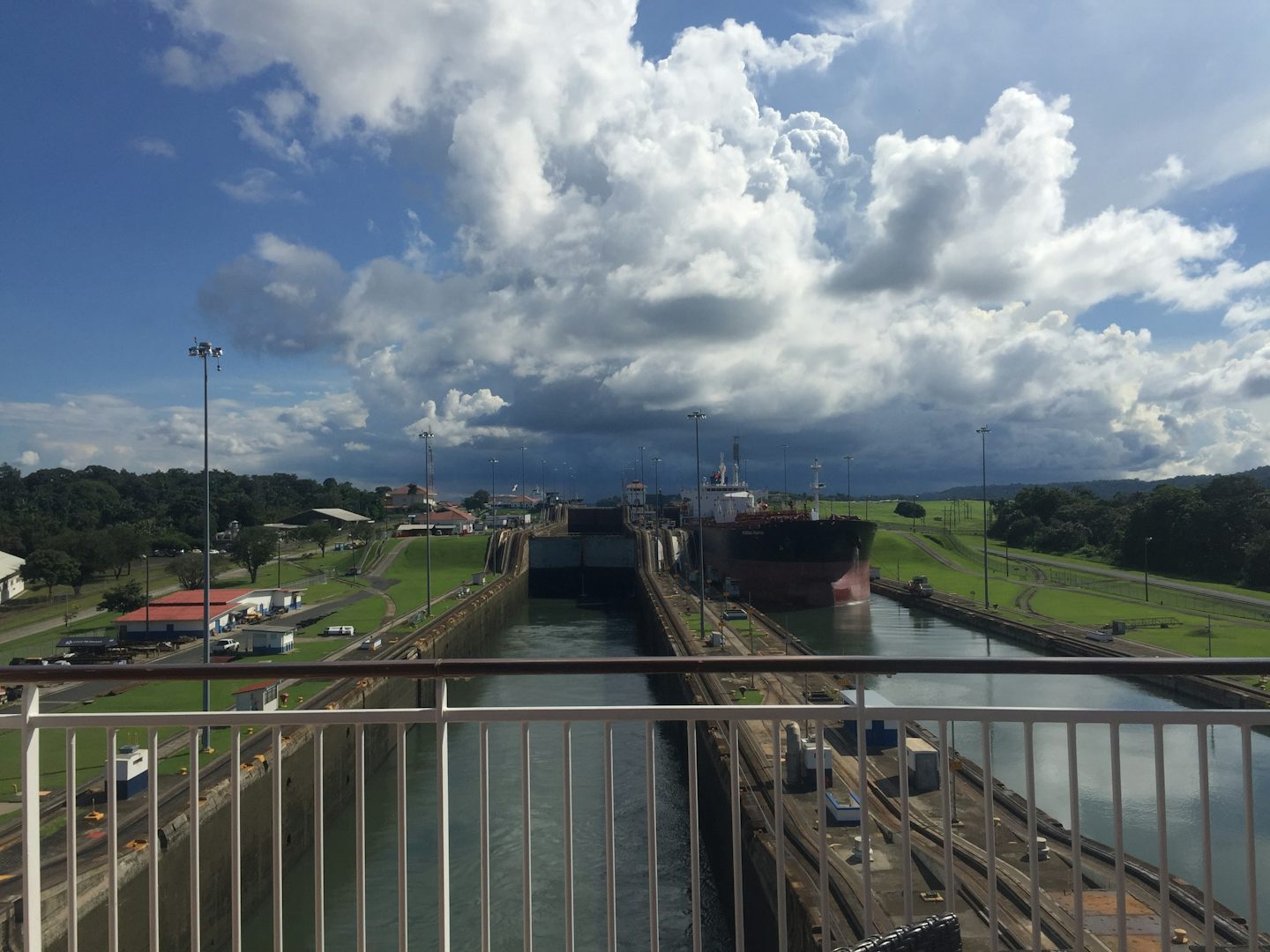 Panama Canal, be sure to watch it from the back of the ship. It was a battle at the bow of the ship but aft deck 12 was ideal.