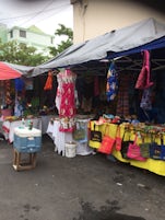 Grenada market stall
