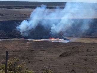 Volcanic eruptions , Hawaii
