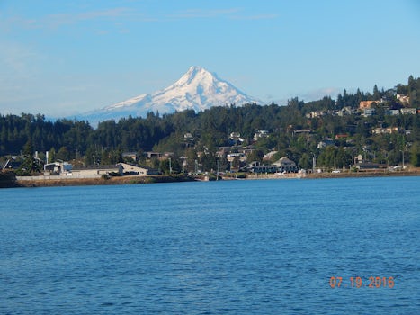 Mount Hood from the river