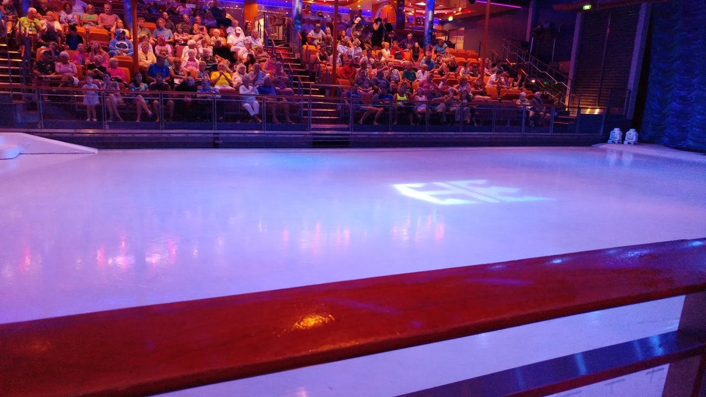 Ice skating show is a must, and if you have a little one, get in line early