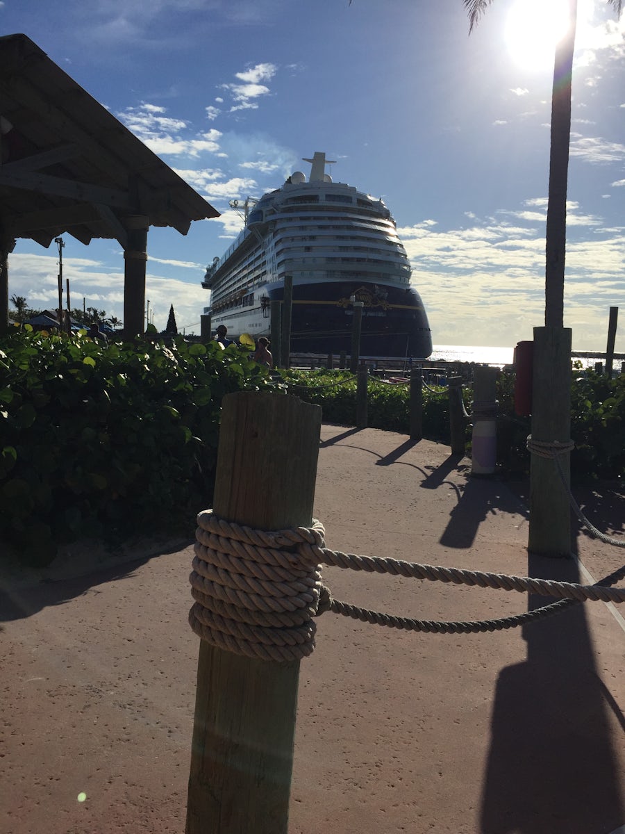 Front of the Fantasy from Castaway Cay