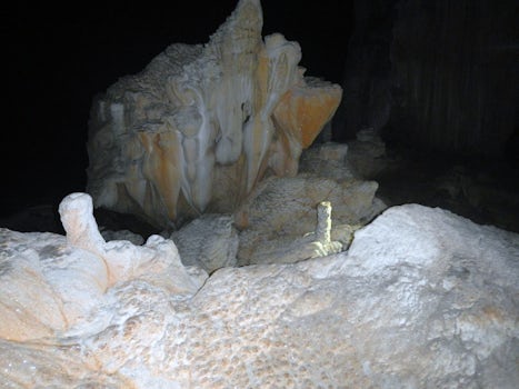 Crystal caves in Belize.