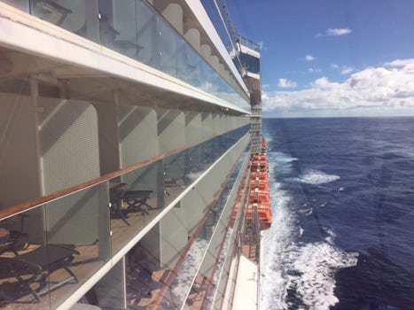 A beautiful day in the Atlantic Ocean onboard Reflection