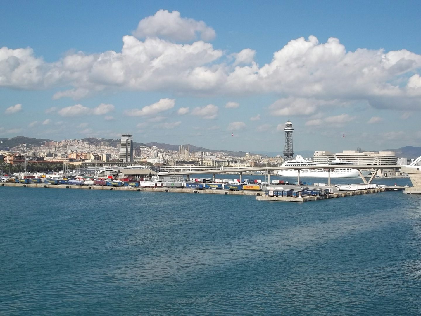 Barcelona, from the ship.
