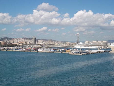 Barcelona, from the ship.