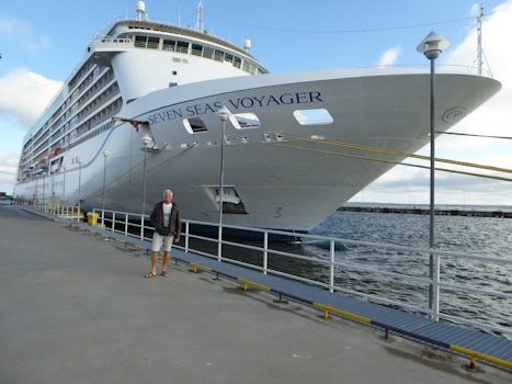 Me standing in front of Voyager in Estonia