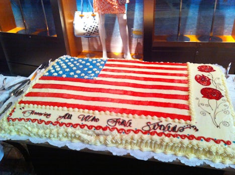 Veteran's Day event cake