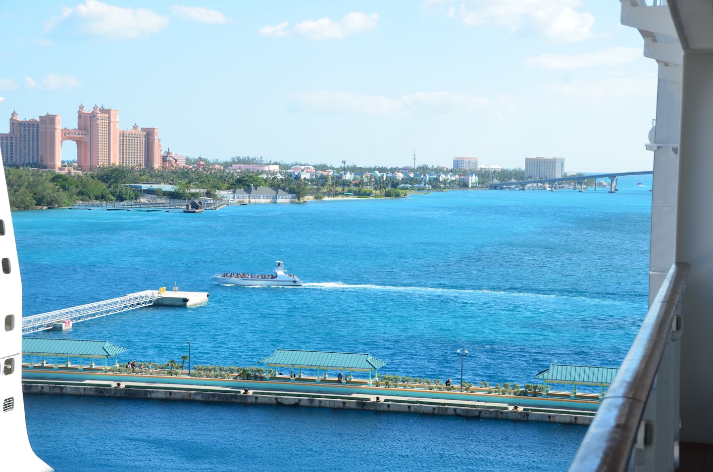View from the balcony of Atlantis