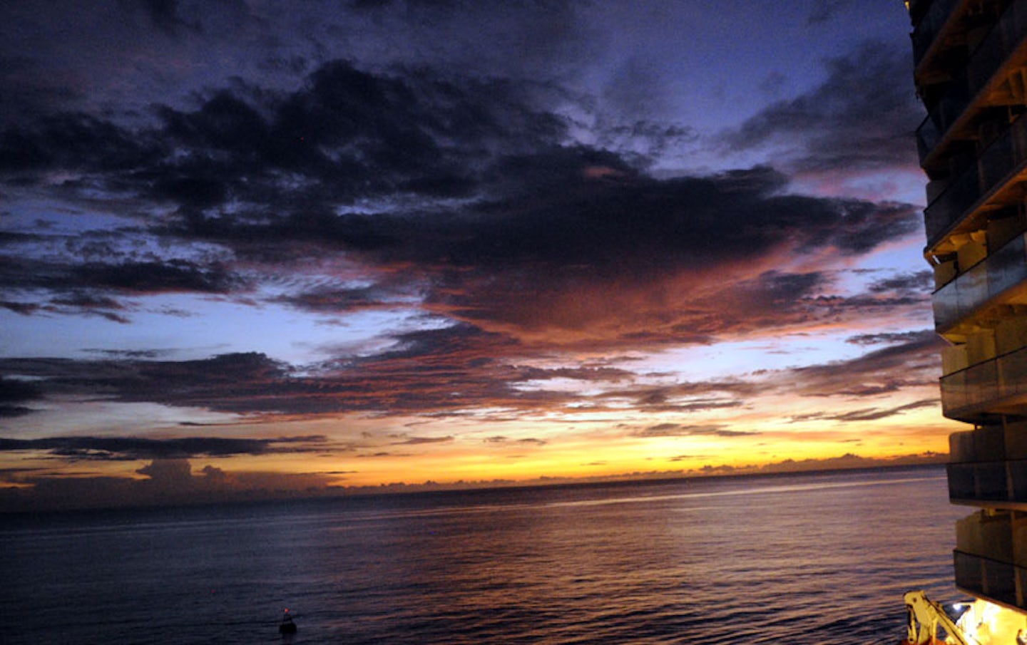 Caribbean sunset like this every night
