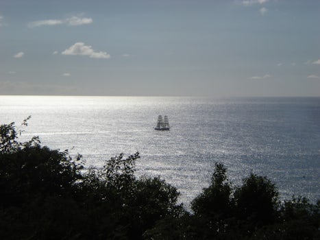 Sailboat in St. Martin