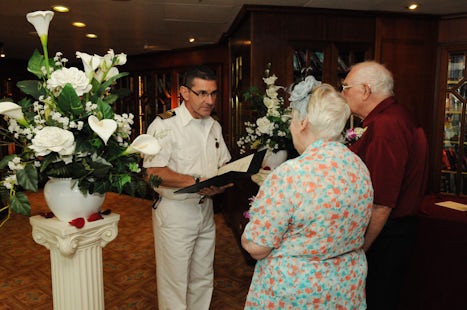 Our Renewal of Vows (50 years Wedding Anniversary) with Capt Paolo in the L