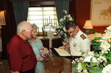 Our Renewal of Vows (50 years Wedding Anniversary) with Capt Paolo in the L