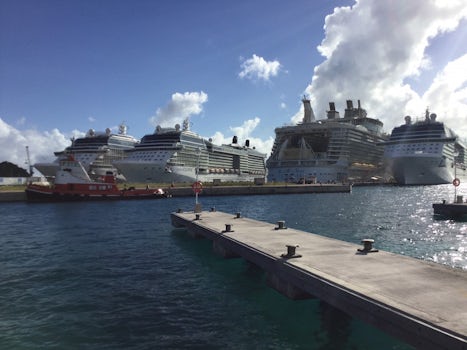 Silhouette, Eclipse, Equinox and Allure of the Seas