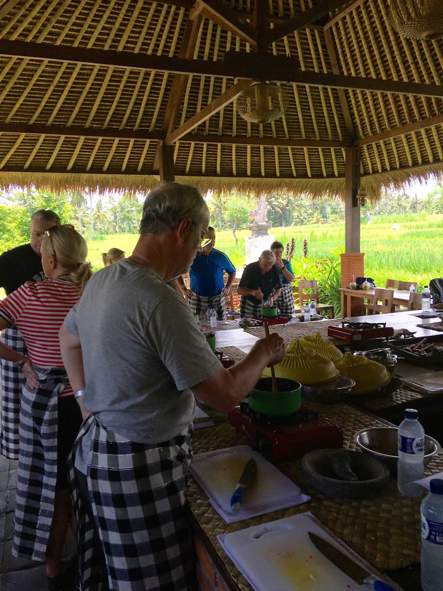 Our cultural cooking class in Bali: a Celebrity Private Journey Excursion.
