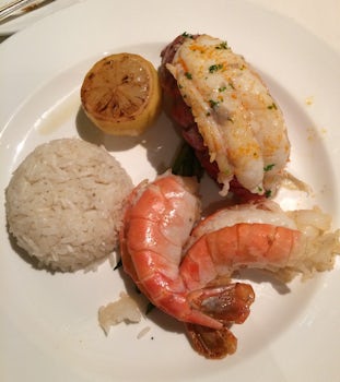 Formal Night Dinner - Crayfish and Prawns - Yum!!