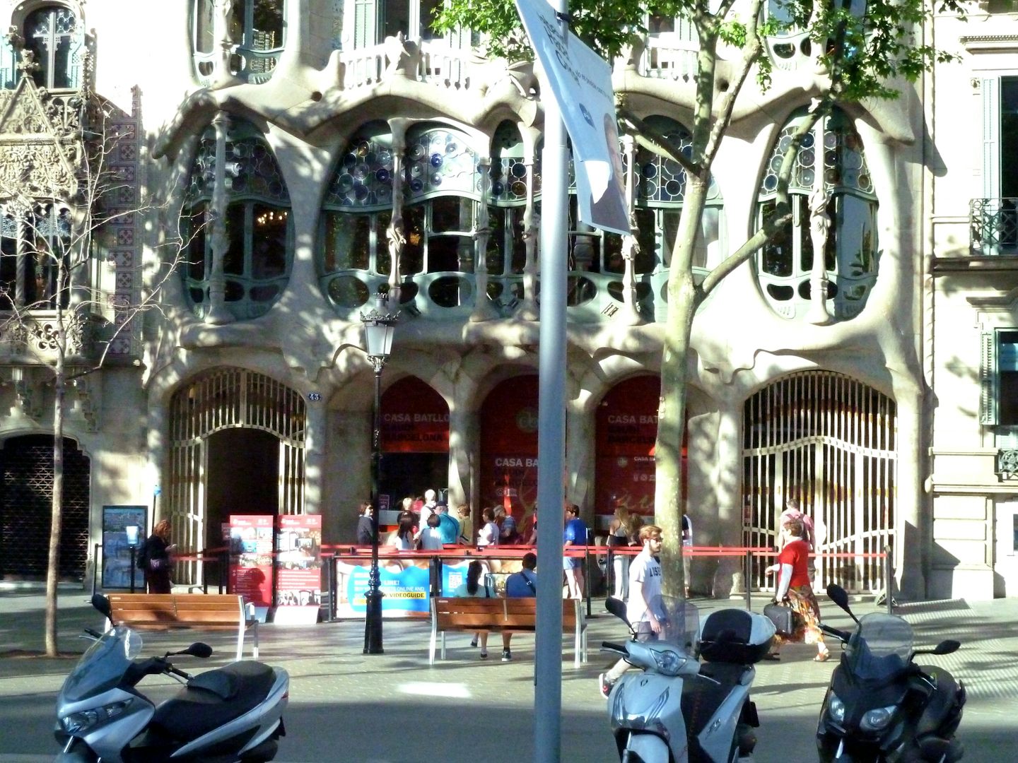 La Pedera, one of Gaudi's main residential buildings and most imaginati