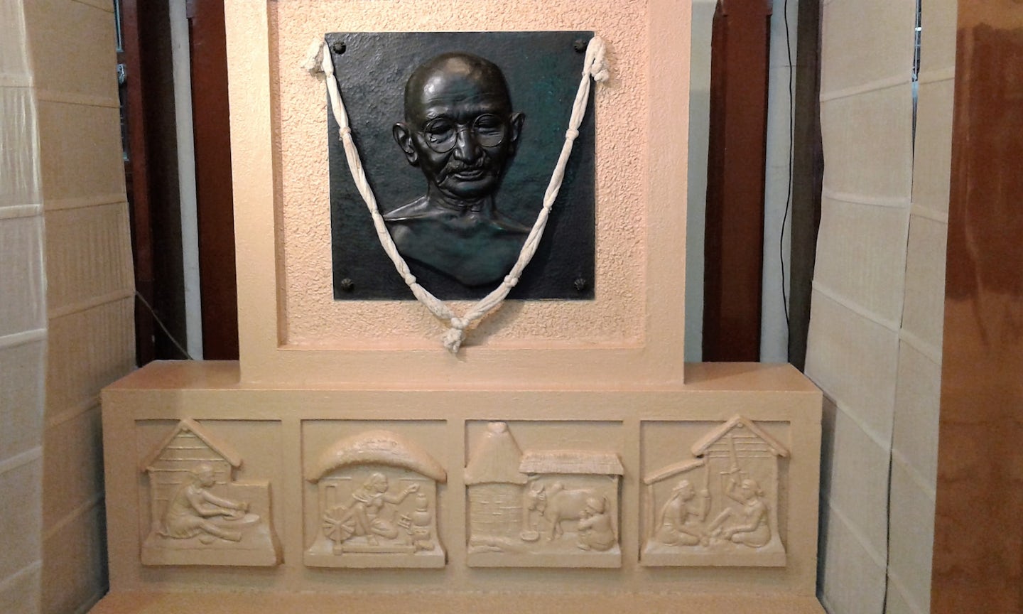 Gandhi, inside museum