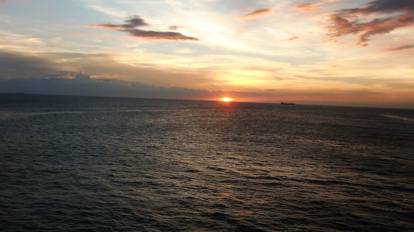 Nothing like a sunset on the Caribbean ocean
