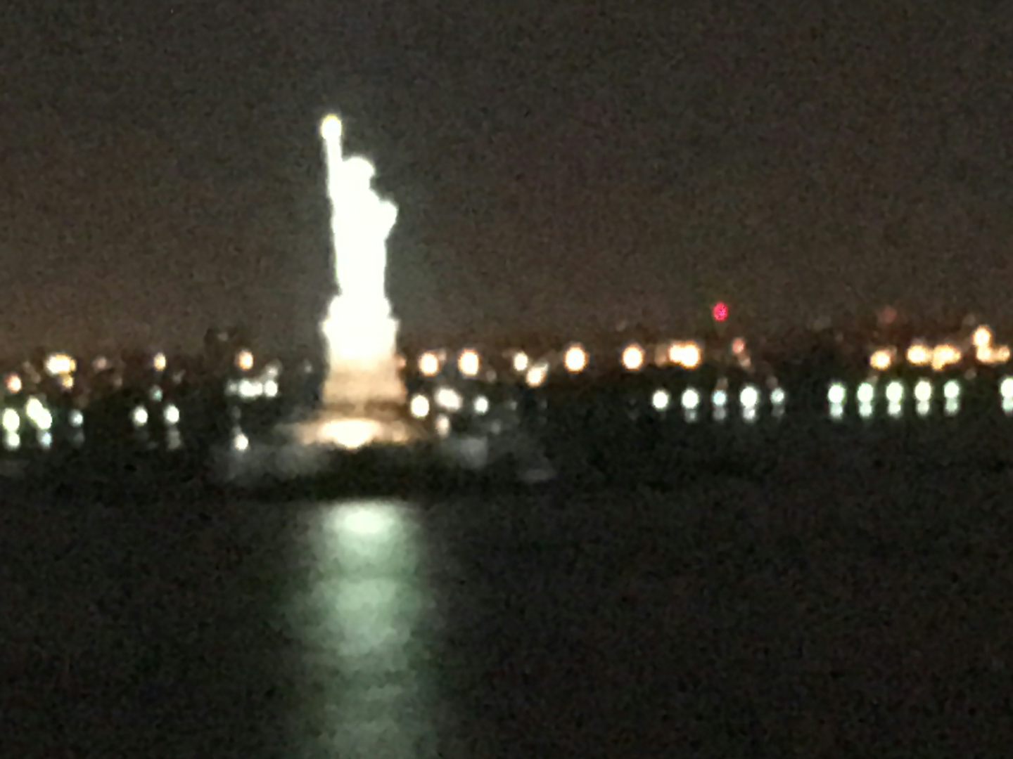 Welcome Home - Lady Liberty at 5am. What an awesome sight. If this does not
